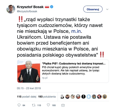 Rzeczpospolita posłużyła się nieprawdziwymi danymi. Redakcję poprawiła minister Elżbieta Rafalska