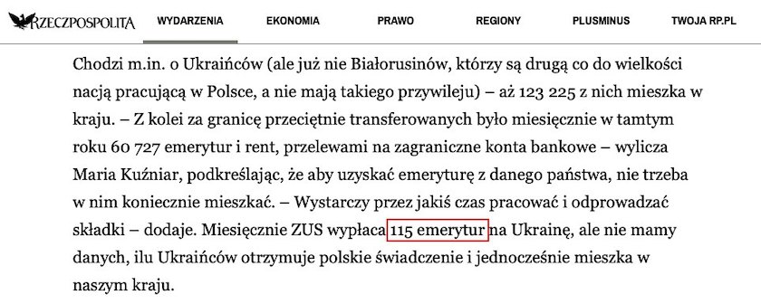 Rzeczpospolita posłużyła się nieprawdziwymi danymi. Redakcję poprawiła minister Elżbieta Rafalska