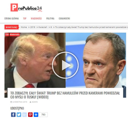 Gorąco na linii Trump-Tusk? Przeinaczona wypowiedź amerykańskiego prezydenta w ProPublico24