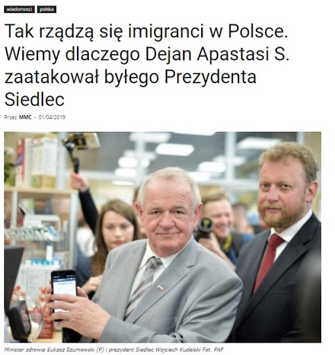 Manipulacje wokół ataku na byłego prezydenta Siedlec. Kim naprawdę był napastnik?