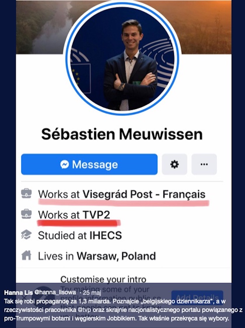 Kim jest Sebastien Meuwissen? Były stażysta TVP został przedstawiony jako belgijski dziennikarz w materiale krytycznym wobec D. Tuska