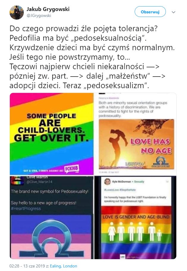 Grupa obrońców pedofilii, która nie istnieje. Trolle ukryte za ruchem LGBTP