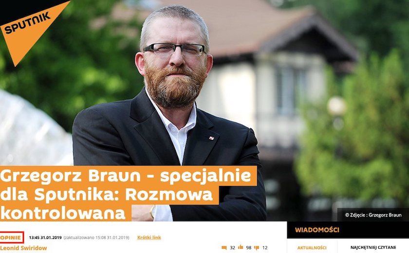 Przedstawiciele Ruchu Narodowego dokonali przekłamania, próbując obronić liderów Konfederacji przed oskarżeniami o powiązania z rosyjskim wywiadem