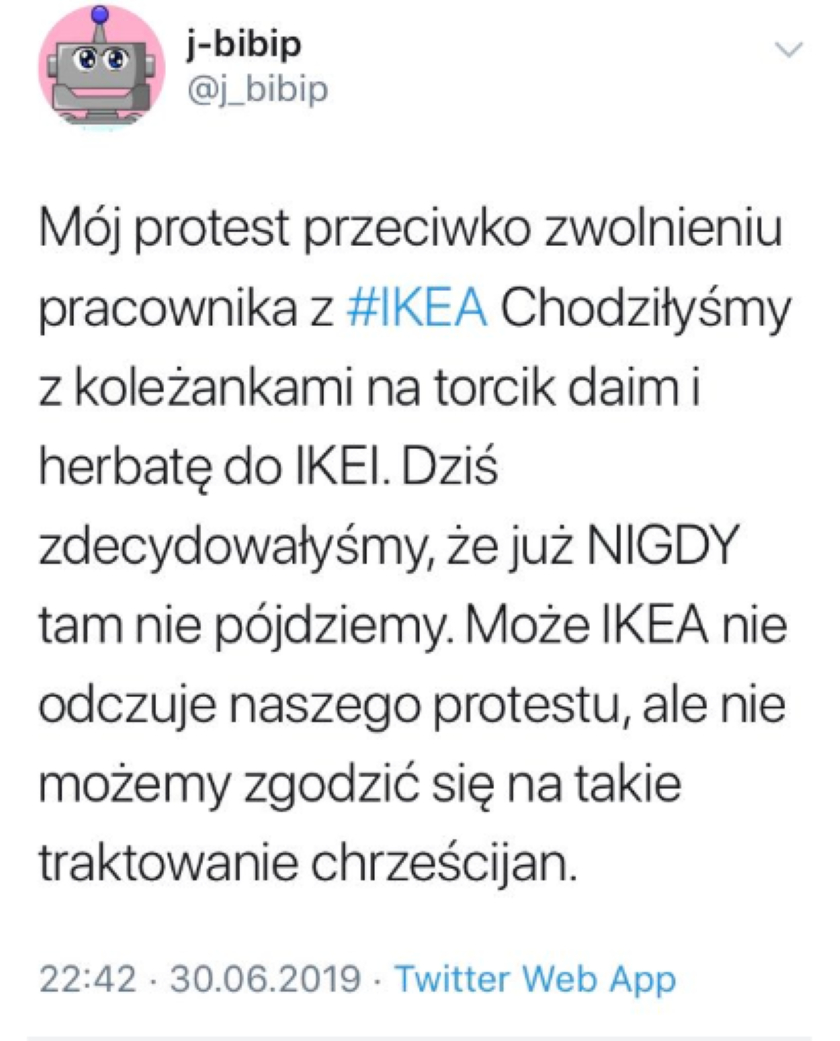 Pamiętacie zapłakane kuzynki z Twittera? Sieć obiega kolejny kopiowany wpis, tym razem dotyczy Ikei