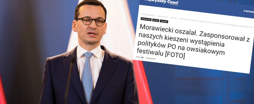 Mateusz Morawiecki pomaga opozycji w kampanii wyborczej? Sprawdzamy teorię serwisu Najwyższy Czas!