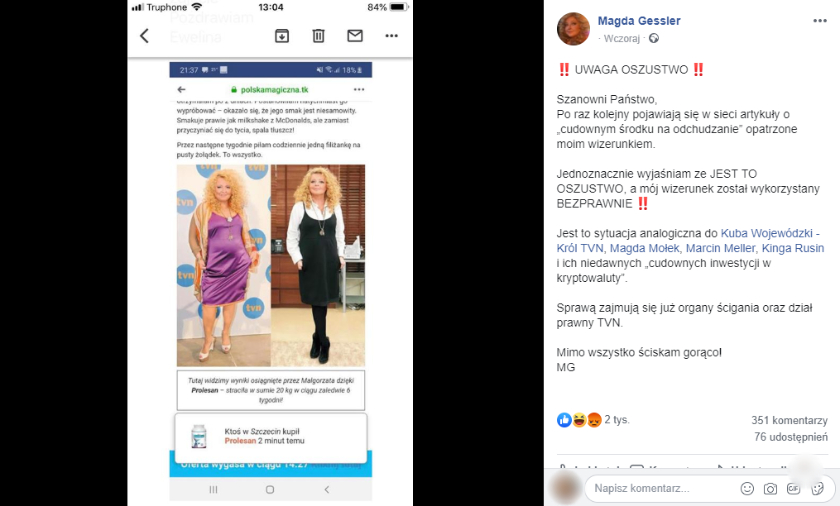 Magda Gessler ostrzegła fanów