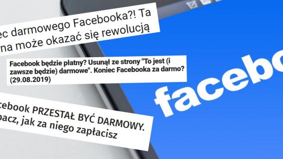 Facebook przestanie być darmowy?