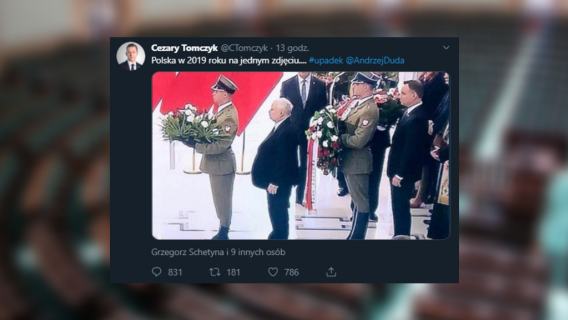 Jarosław Kaczyński i Andrzej Duda na zdjęciu z Sejmu