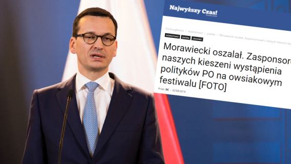 Mateusz Morawiecki a Pol'And'Rock