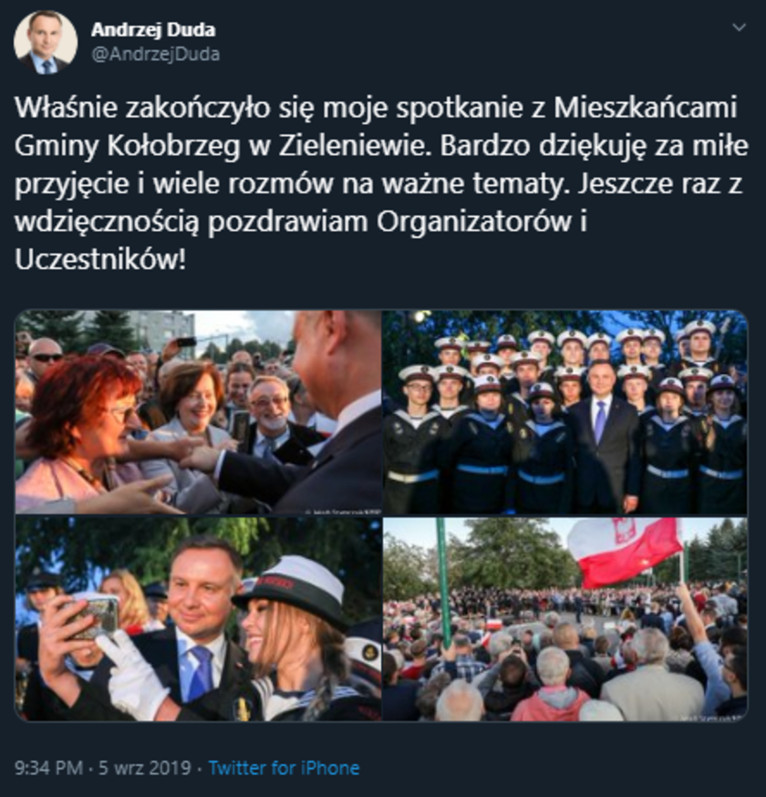 Andrzej Duda Koszalin