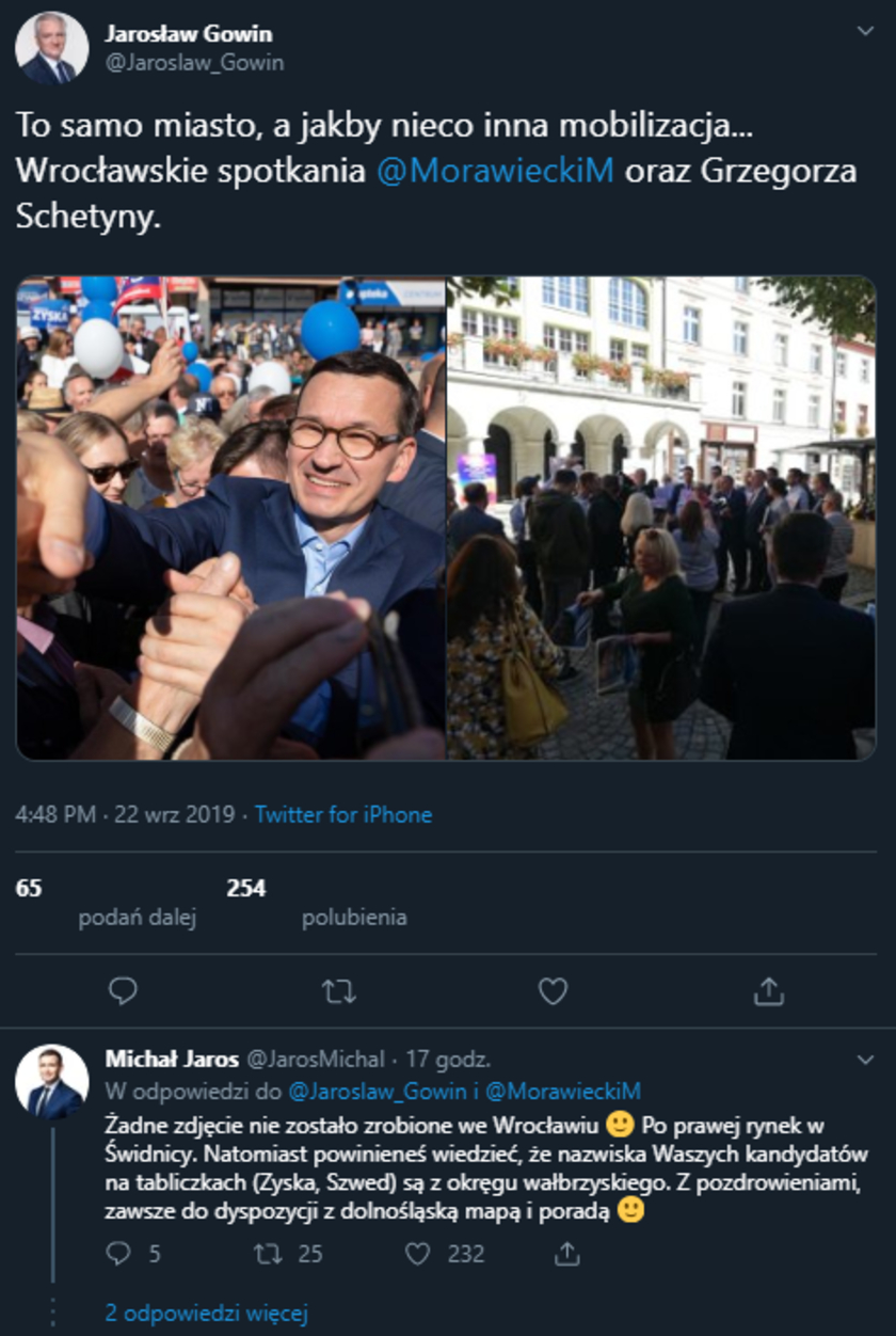 Jarosław Gowin Twitter