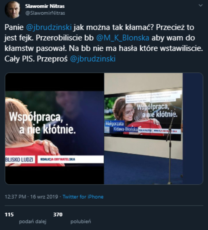 Małgorzata Kidawa-Błońska plakat