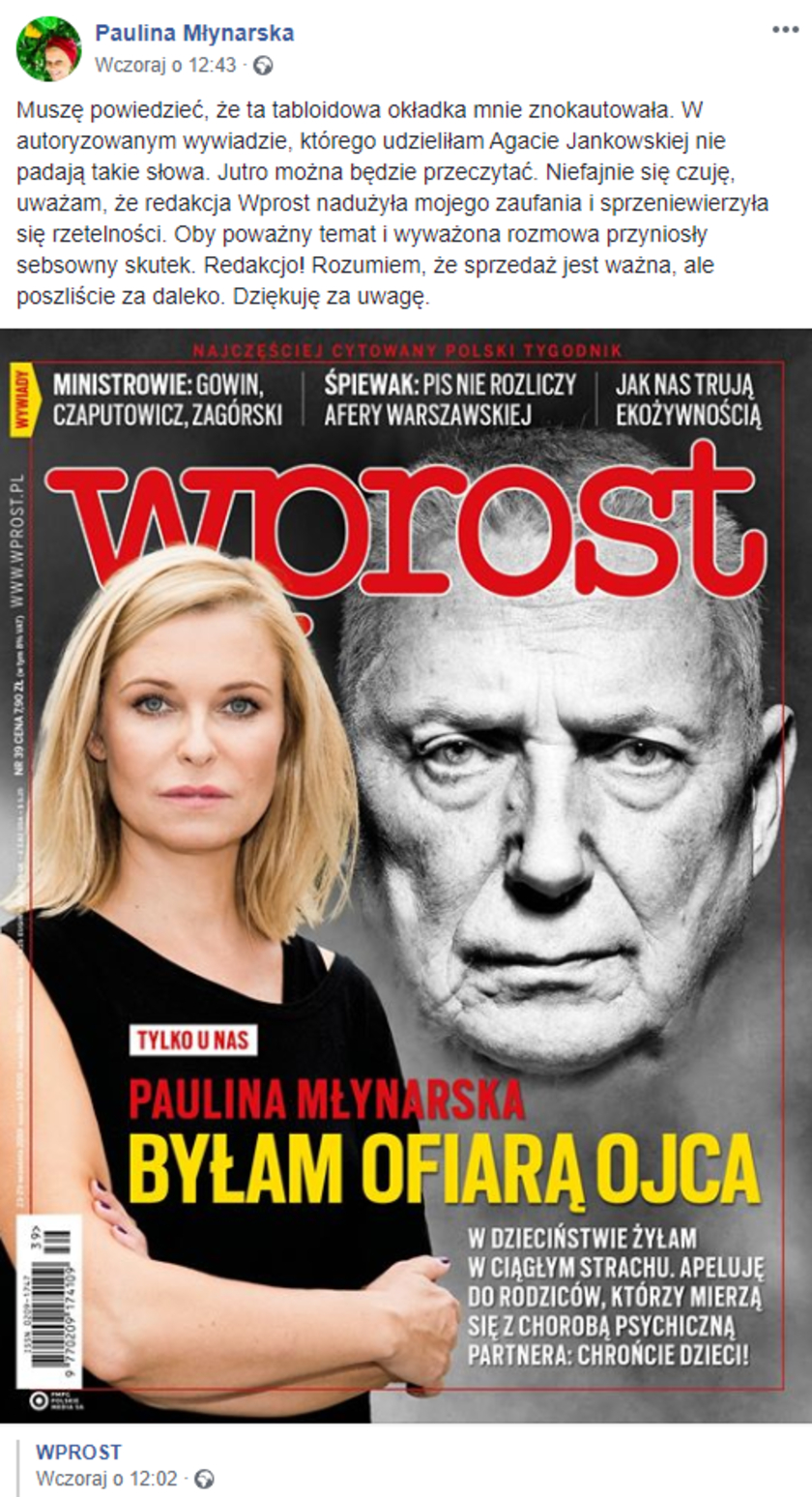 Paulina Młynarska Wprost