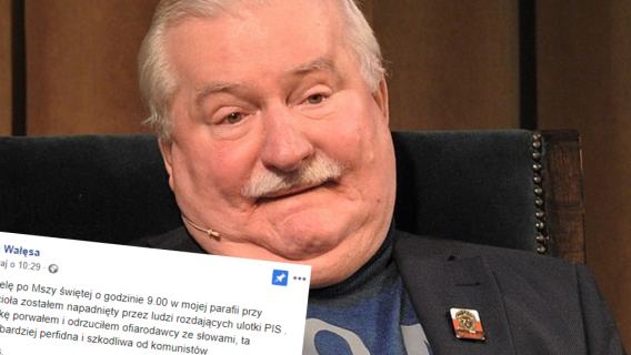 Lech Wałęsa napadnięty