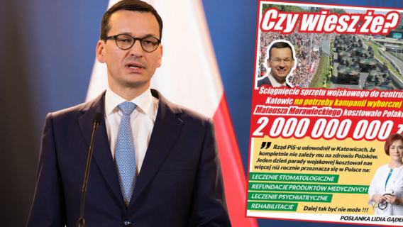 Mateusz Morawiecki defilada wojskowa