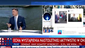 TVP Info pokazało fałszywe zdjęcie. Polityk Zielonych upomniał dziennikarza na wizji