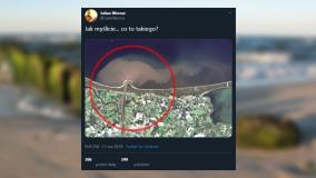 To nie jest fotografia ścieków z Czajki w Bałtyku. Manipulacje wokół zdjęcia satelitarnego