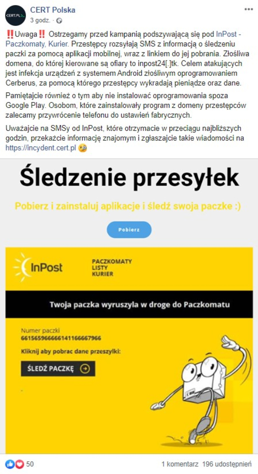 InPost oszustwo