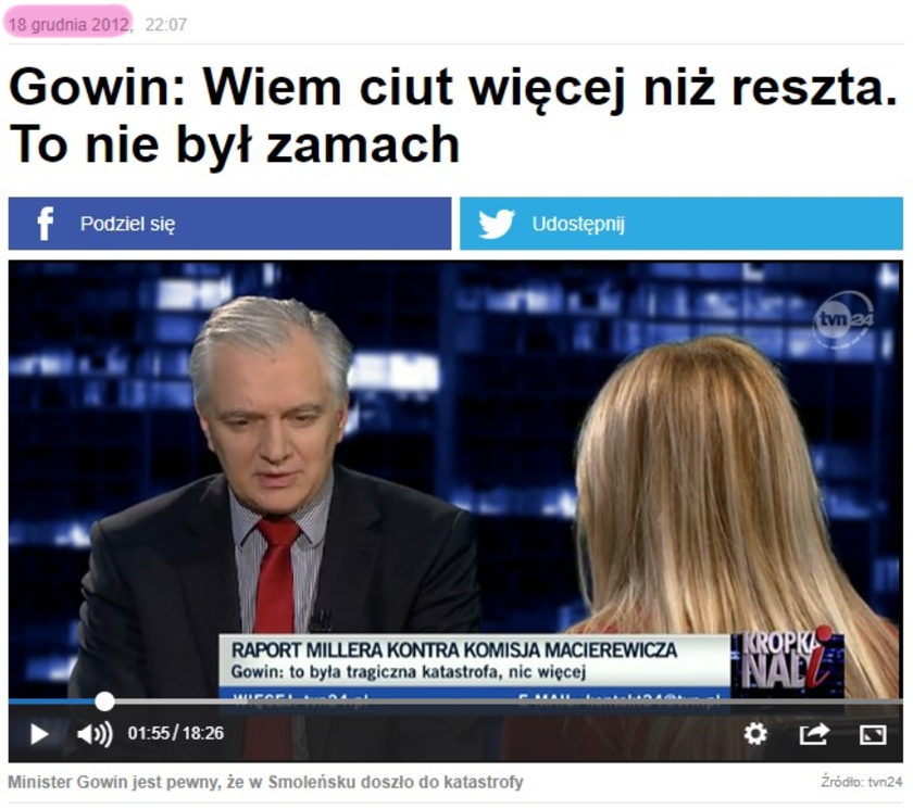 Katastrofa smoleńska TVN24