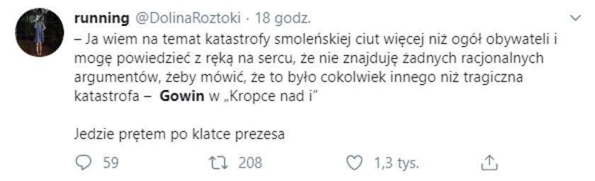 Katastrofa smoleńska tweet