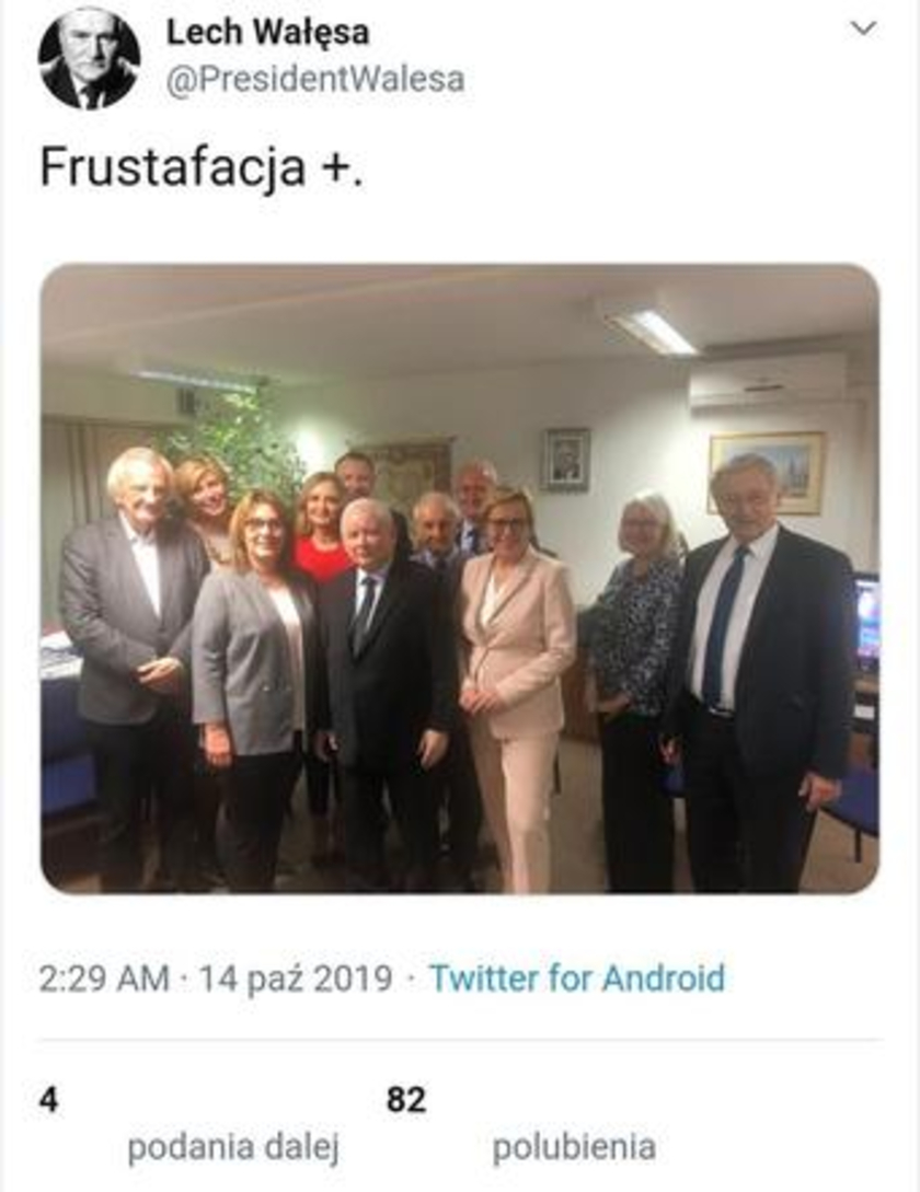 Lech Wałęsa Twitter