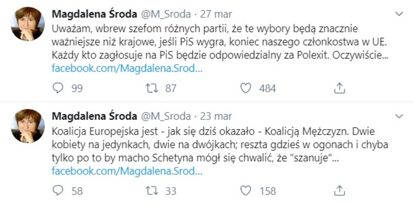 Magdalena Środa Twitter