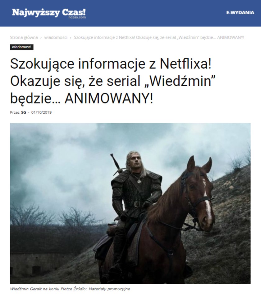 Najwyższy czas! Netflix