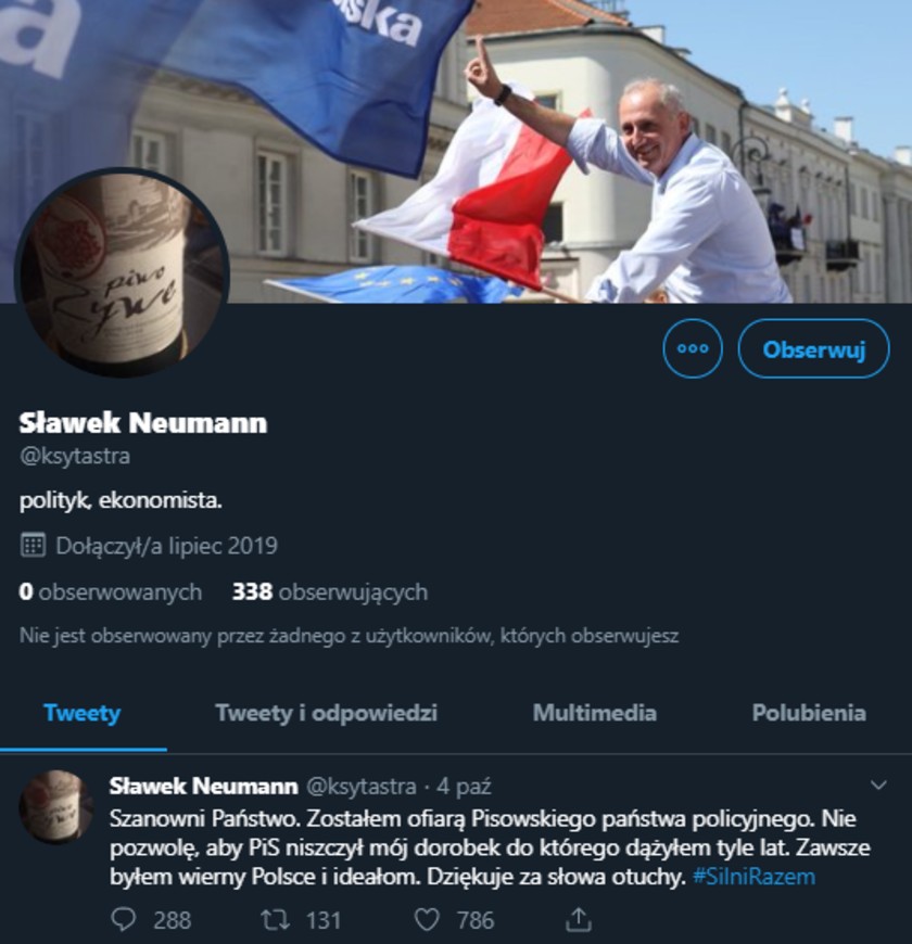 Sławomir Neumann fake