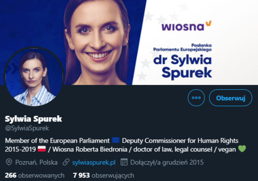 Sylwia Spurek Twitter