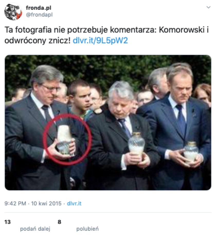 Bronisław Komorowski Twitter