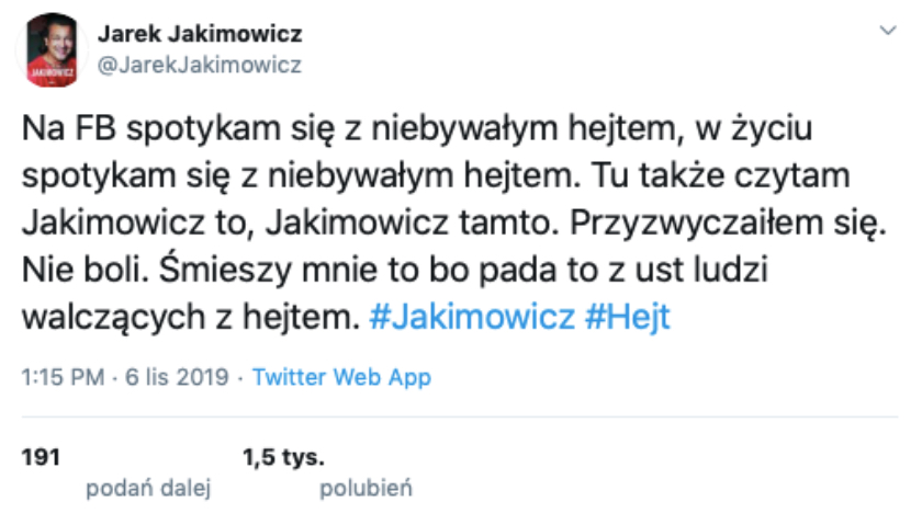 Jarosław Jakimowicz fake