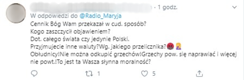 Radio Maryja fake konto