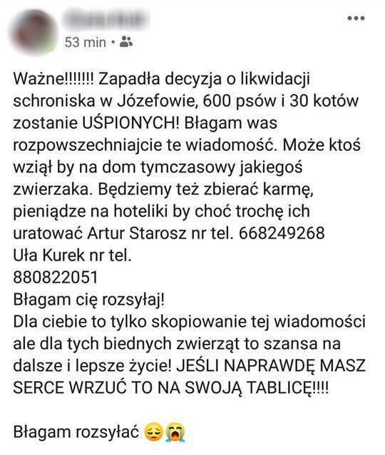 Schronisko Józefów