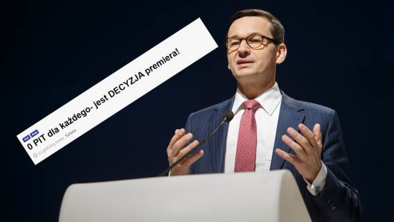 Zerowy PIT Mateusz Morawiecki