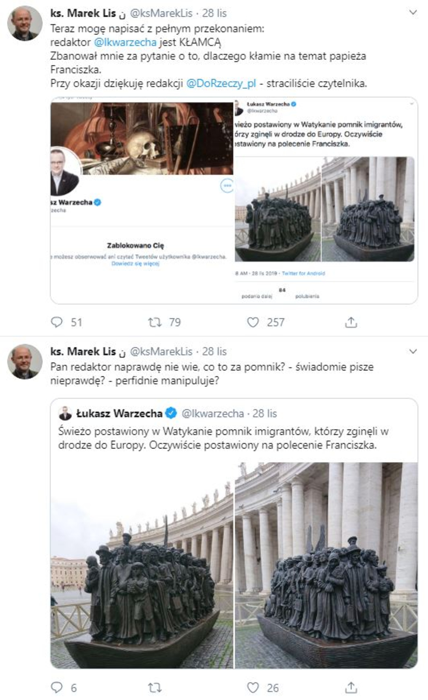 Papież Franciszek Twitter