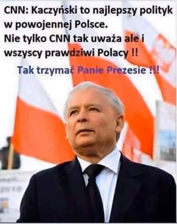 Jarosław Kaczyński - fałszywa grafika.