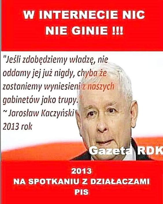 Jarosław Kaczyński - fałszywy cytat.