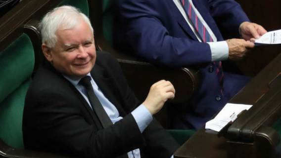 Prezes PiS Jarosław Kaczyński.