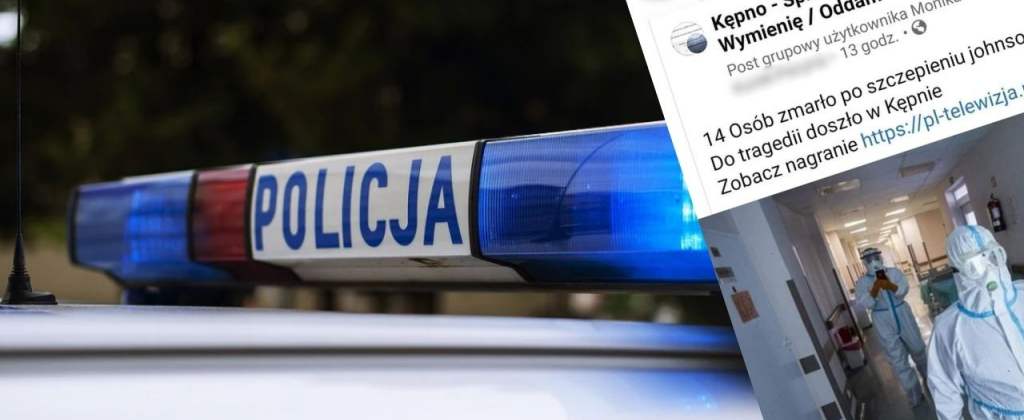 Fake news o zgonach po szczepieniach na COVID-19